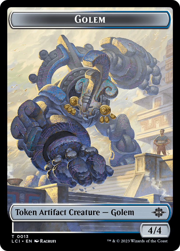 Treasure (0002) // Golem Double-Sided Token [Jurassic World Collection Treasure (0002) // Golem Double-Sided Token [Jurassic World Collection