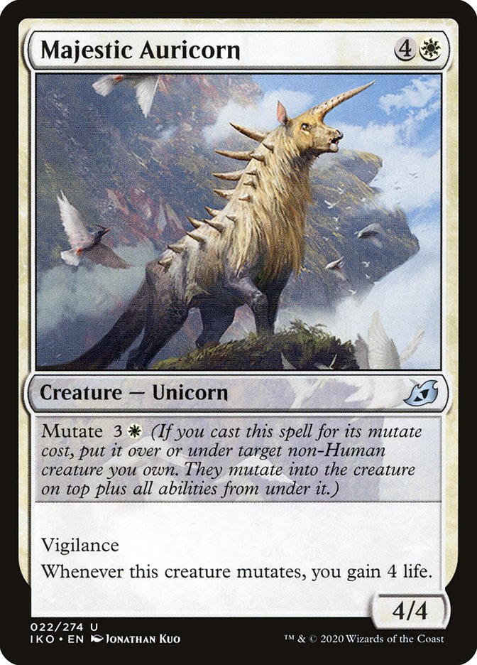 mtg ikoria mutate cards Magic: The Gathering Enhanced Evolution Commander Deck | 100 Card Deck trample Whenever this creature mutates Magical Thinking: Ikoria: Lair of
