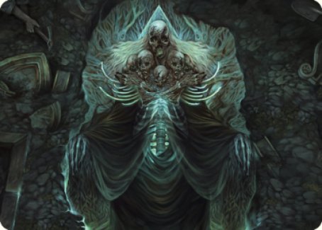 mtg baldur's gate art cards Myrkul, Lord of Bones Art Card (39) [Commander Legends: Battle for Bal
