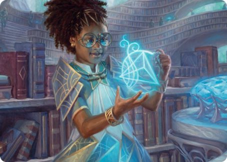 mtg quandrix cards Zimone, Quandrix Prodigy Art Card [Strixhaven: School of Mages Art Ser