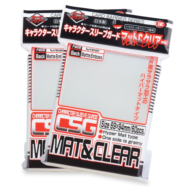 KMC Character Sleeve Guard Matte Clear
