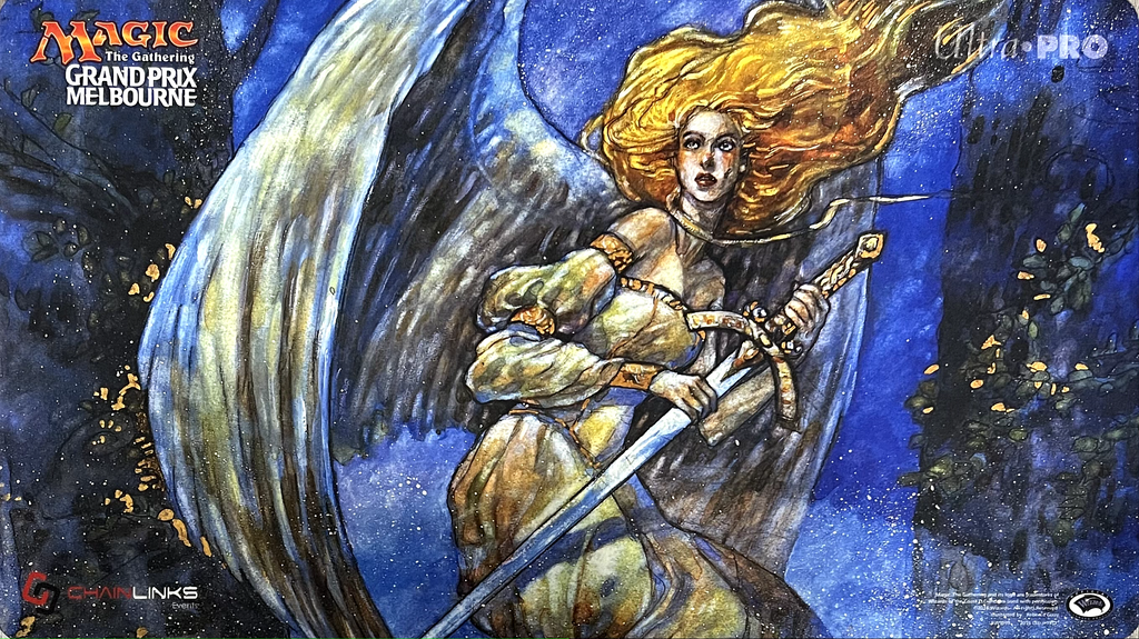 rebbeca guay プレイマット　GPメルボルン Serra Angel (Rebecca Guay)- GP Melbourne 2016