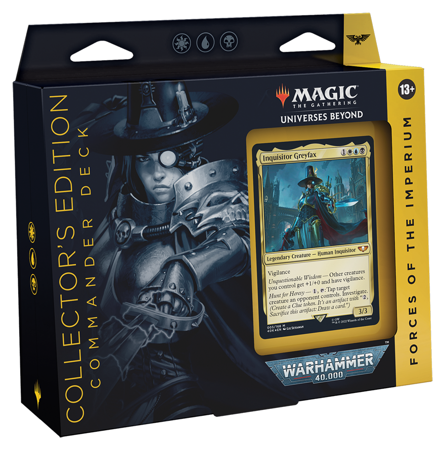warhammer mtg commander decks Universes Beyond: 40,000 40K Collector's Edition D MTG Bulk Types:2000 Bulk MTG Rares Shopify Archive 5.11.26 98 nonfoil cards) Shimmering Skies Emerald\Steel Starter