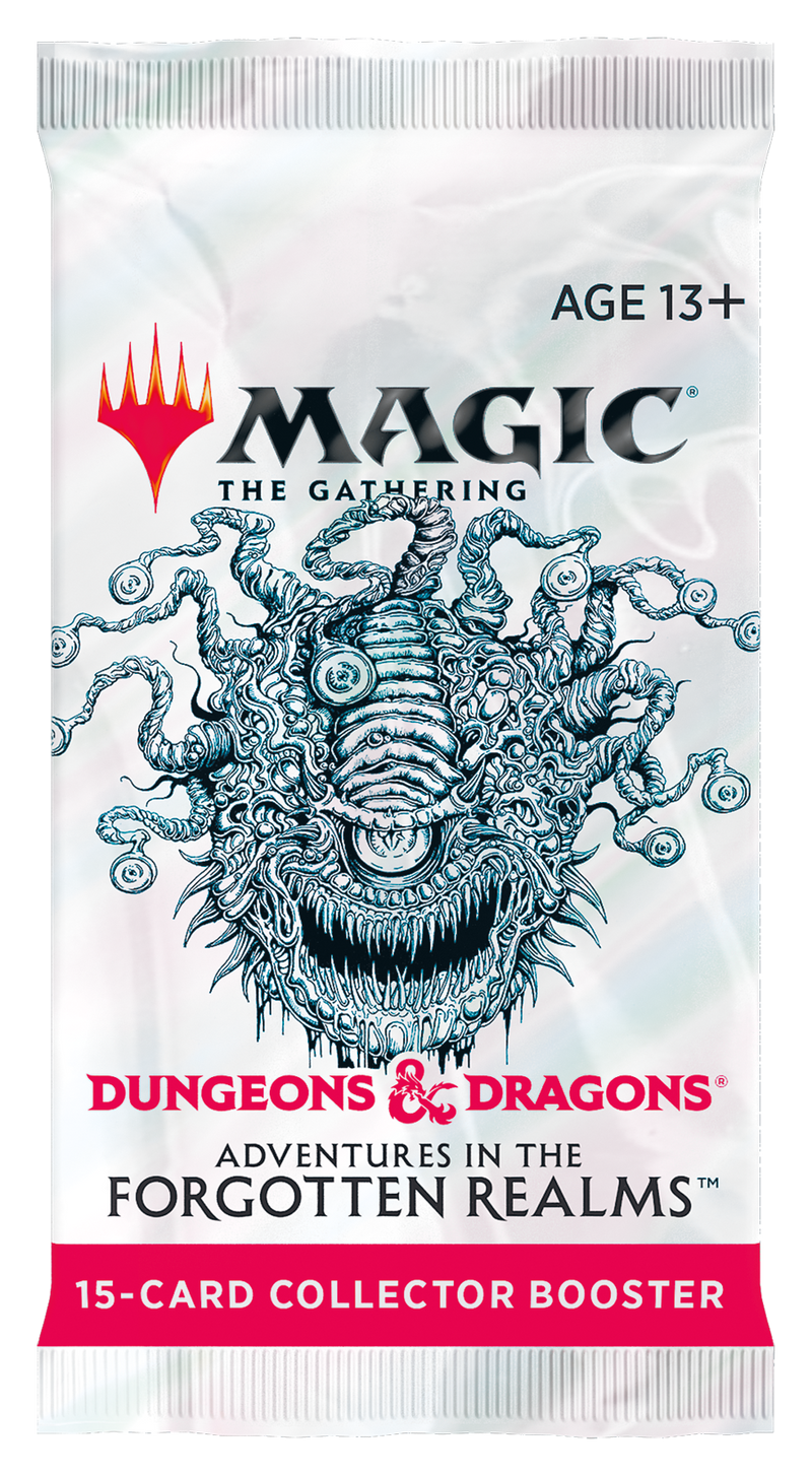 afr booster box DND gift bundle collector wrapping value? and 1 Land card Adventures in the Forgotten Realms