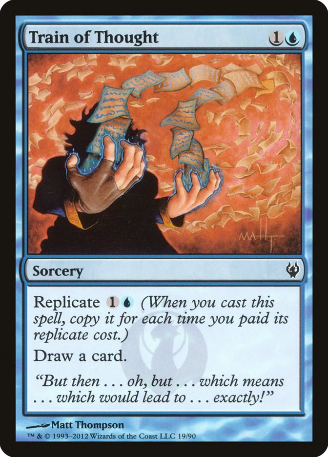 mtg izzet card draw Cube: Top 10 Cards Train of Thought [Duel Decks: