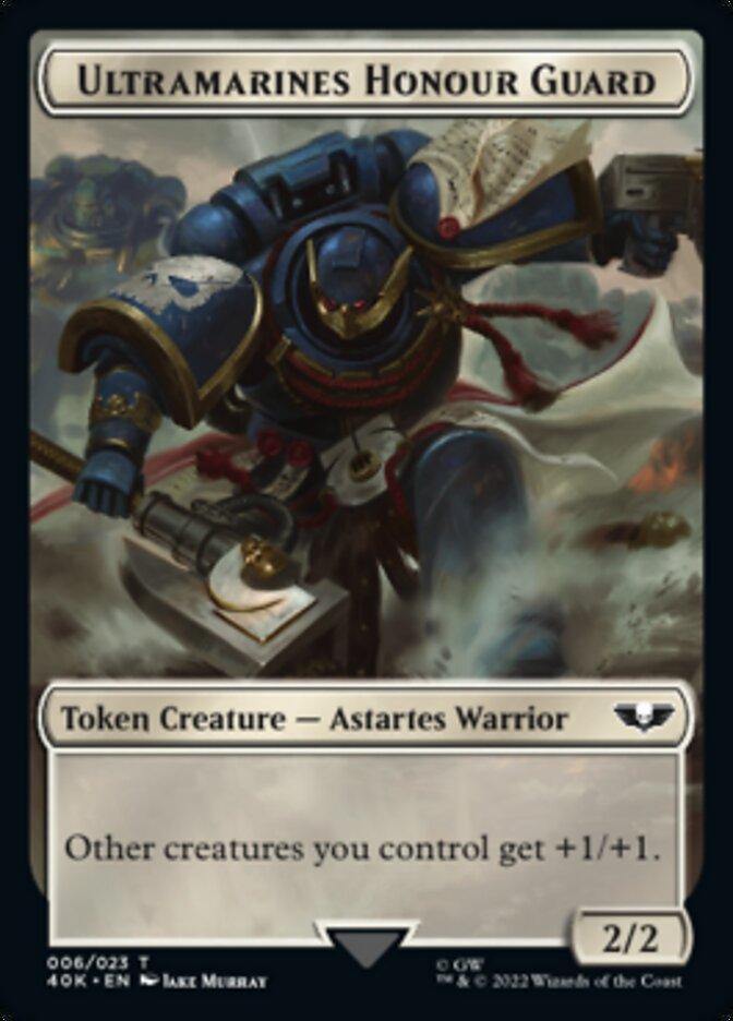 Soldier (003) // Ultramarines Honour Guard Double-Sided Token (Surge F Soldier (003) // Ultramarines Honour Guard Double-Sided Token (Surge F