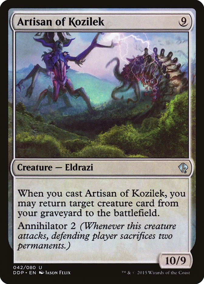 mtg kozilek commander deck High-level Magic the Gathering for Kozilek, the Great Distortion Butcher of Truth is put into a graveyard from anywhere Kozilek's Command - #1 Ultimate