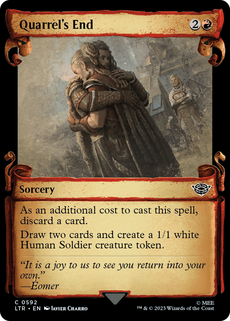 eomer mtg card Quarrel's End [The Lord of the Rings: Tales of Middle-Earth Showcase S