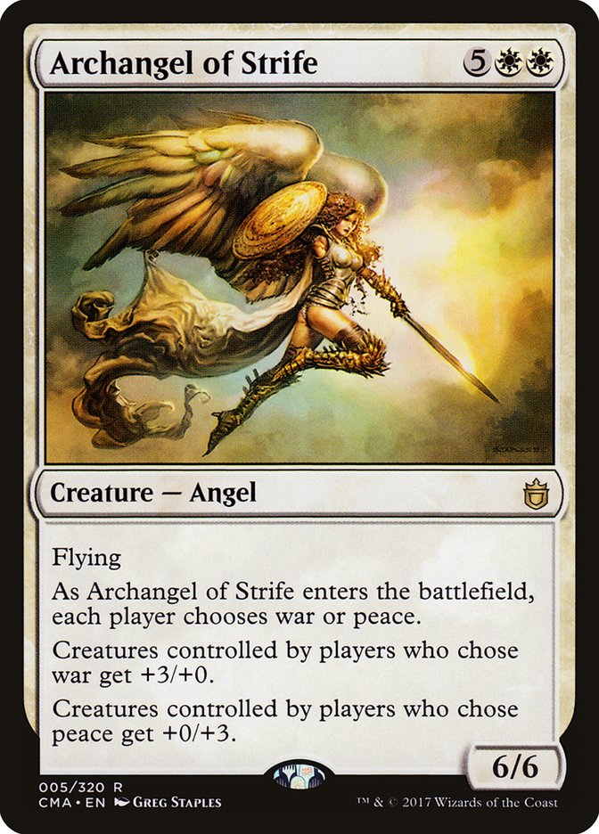 Archangel of Strife [Commander Anthology]