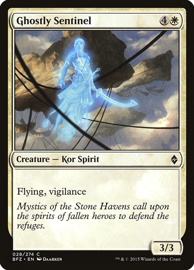 Ghostly Sentinel [Battle for Zendikar]