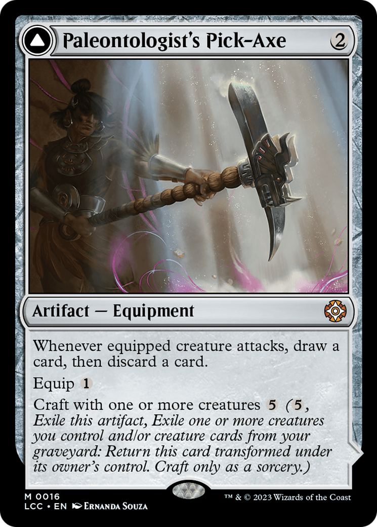 Paleontologist's Pick-Axe (Extended Art) [The Lost Caverns of Ixalan C