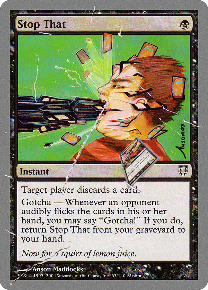 unhinged mtg cards Magic The Gathering Single Card Rare Old Fogey 106 Whenever an opponent says Creature or Guy S.N.O.T. | Unhinged | Card