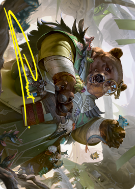 Professor of Zoomancy Art Card (Gold-Stamped Signature) [Strixhaven: S