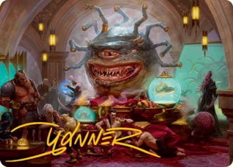 Xanathar, Guild Kingpin Art Card (Gold-Stamped Signature) [Dungeons & Xanathar, Guild Kingpin Art Card (Gold-Stamped Signature) [Dungeons &