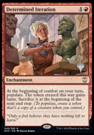 Determined Iteration (Promo Pack) [Streets of New Capenna Commander Promos]
