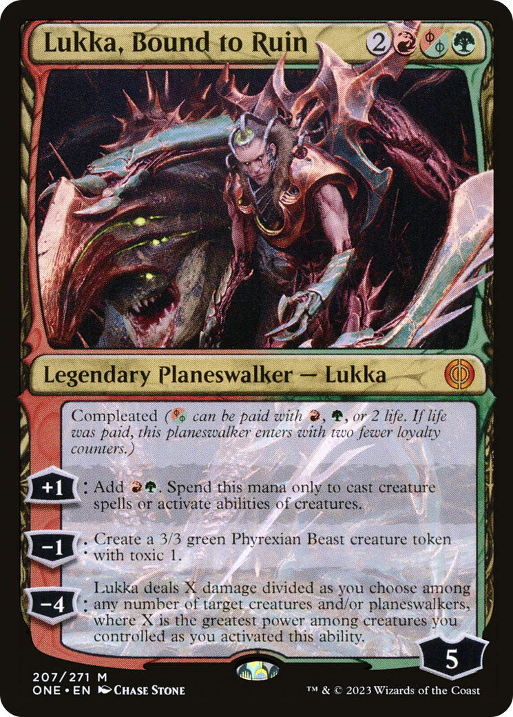 Lukka, Bound to Ruin [Phyrexia: All Will Be One]