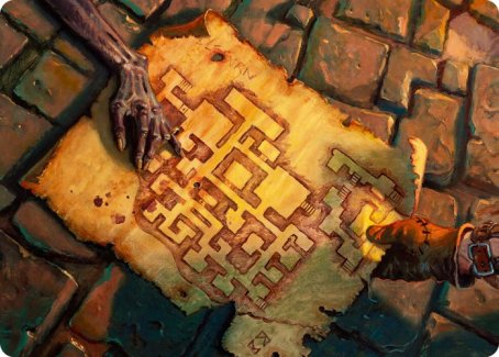 mtg dungeon cards list Dungeon Map Art Card [Dungeons & Dragons: Adventures in the Forgotten