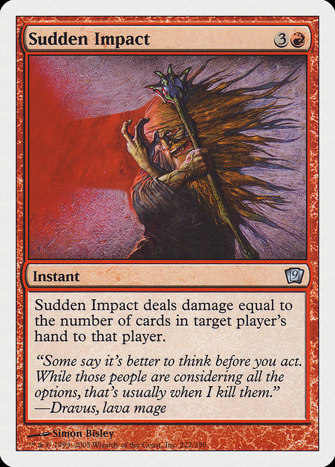 mtg deal damage equal to cards in hand Fateful Showdown MTG Scalding Tongs decks