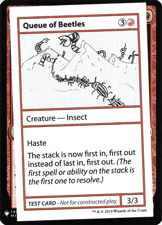Queue of Beetles [Mystery Booster Playtest Cards]