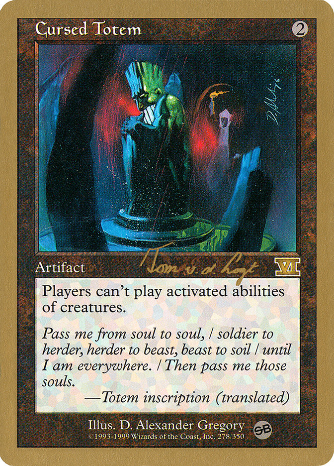 MtG World Champ. Decks2000【TomVanDeLogt】 World Championship Deck: 2000 Brussels - Tom van de Logt