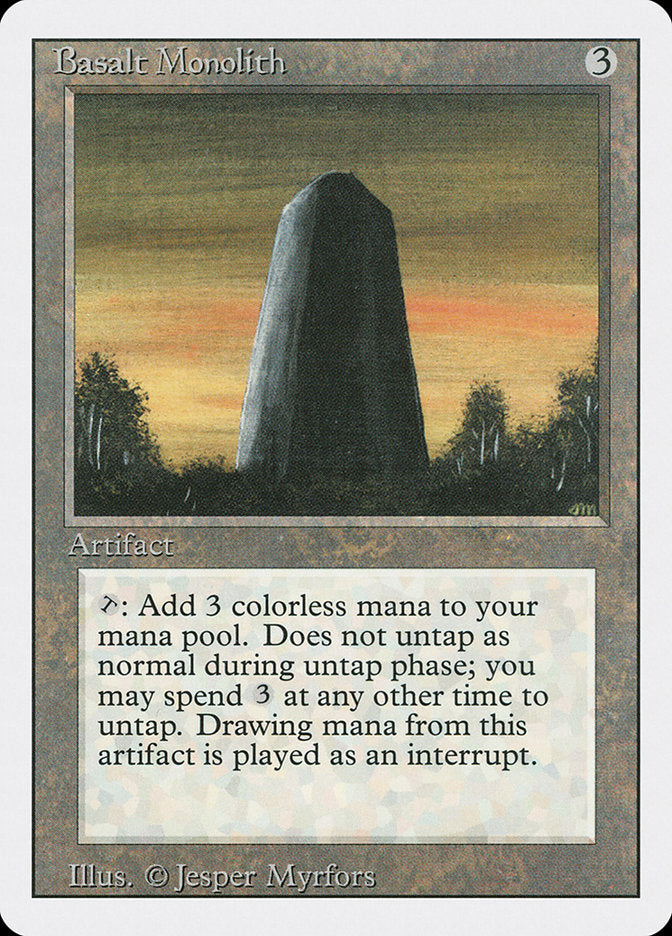 mtg 黒枠 ドイツ語 玄武岩のモノリス/Basalt Monolith 玄武岩のモノリス/Basalt Monolith》[C13] 茶U | 日本最大級 MTG