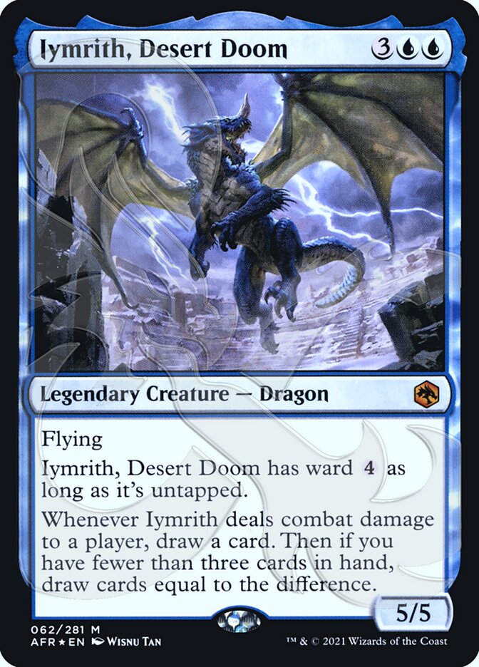 mtg forgotten realms promo cards Iymrith, Desert Doom (Ampersand Promo) [Dungeons & Dragons: Adventures