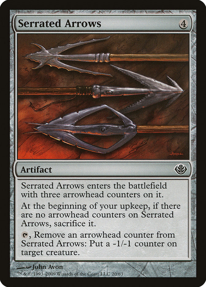 mtg garruk commander deck Serrated Arrows [Duel Decks: Garruk vs. Liliana]
