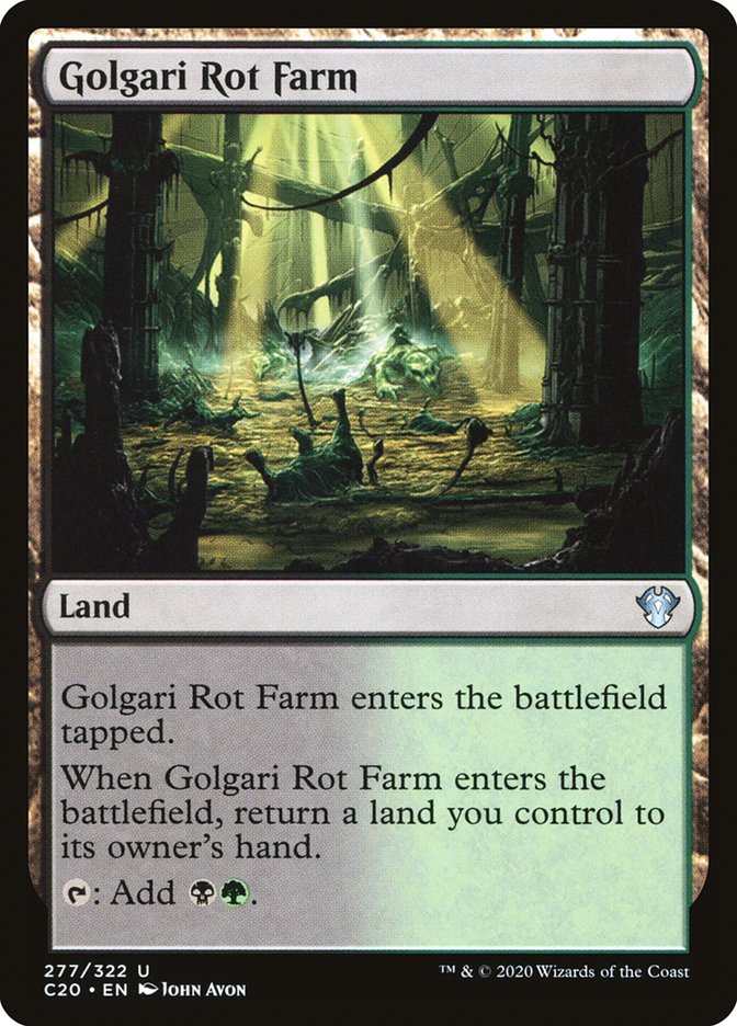 Golgari Rot Farm [Commander 2020]