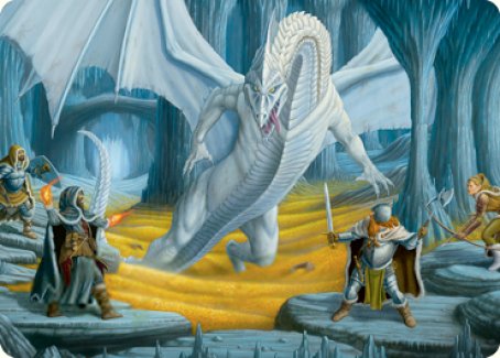 Cave of the Frost Dragon Art Card [Dungeons & Dragons: Adventures in t Cave of the Frost Dragon Art Card [Dungeons & Dragons: Adventures in t