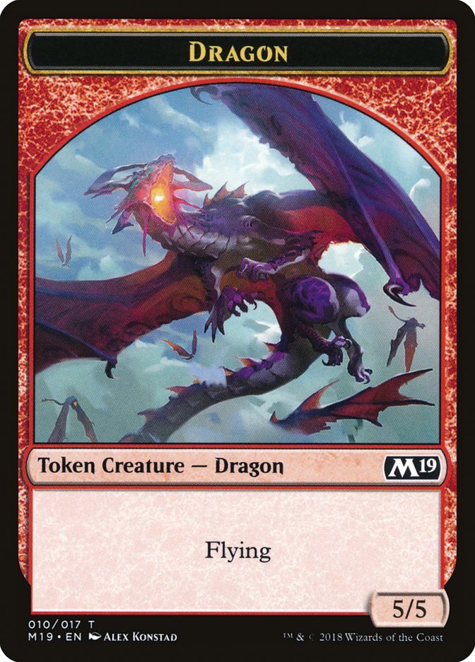 mtg dragon token cards Dragon Token - Battle for Zendikar