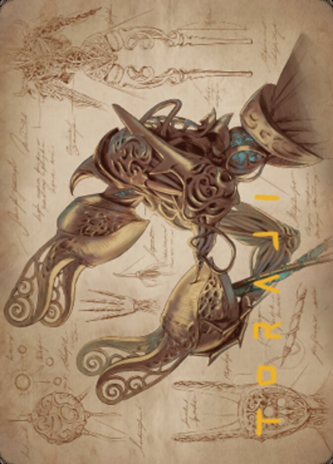 mtg stamped cards Self-Assembler Art Card (Gold-Stamped Signature) [The Brothers' War Ar