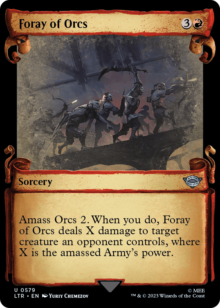 amass orcs mtg cards The Mouth of Sauron Foray of Orcs [The Lord