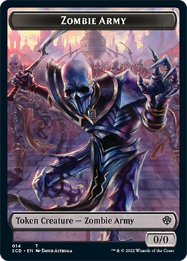 mtg commander zombie deck Venssu Themed Box with Display (Black and Blue) then destroy all Humans. Zombie // Zombie Army Double-Sided