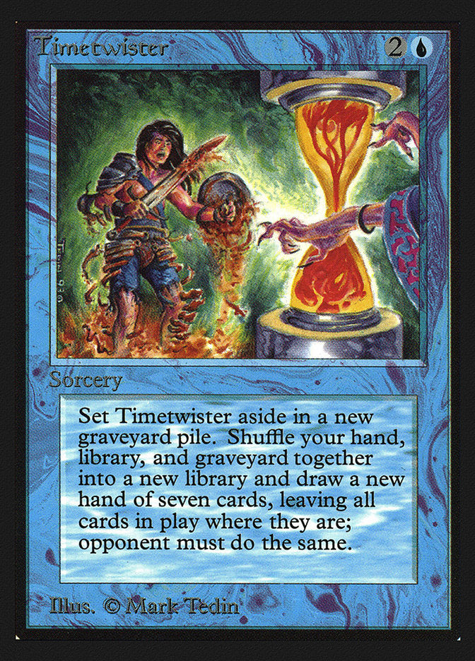 【MtG】Timetwister 2ED Timetwister [Collectors' Edition]
