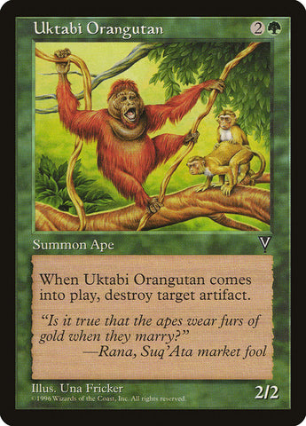 ape cards mtg Kibo, Uktabi Prince Monkey Tribal Artifact Destruction Magic C CommanderComplete All cards will be carefully packed for safe transit. MTG Singles - All Products