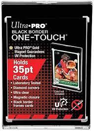 Ultra Pro 35PT ONE-TOUCH Black Border Magnetic Holder