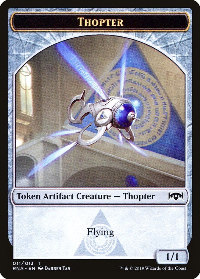 Bird // Thopter Double-Sided Token [Ravnica Allegiance Guild Kit Token