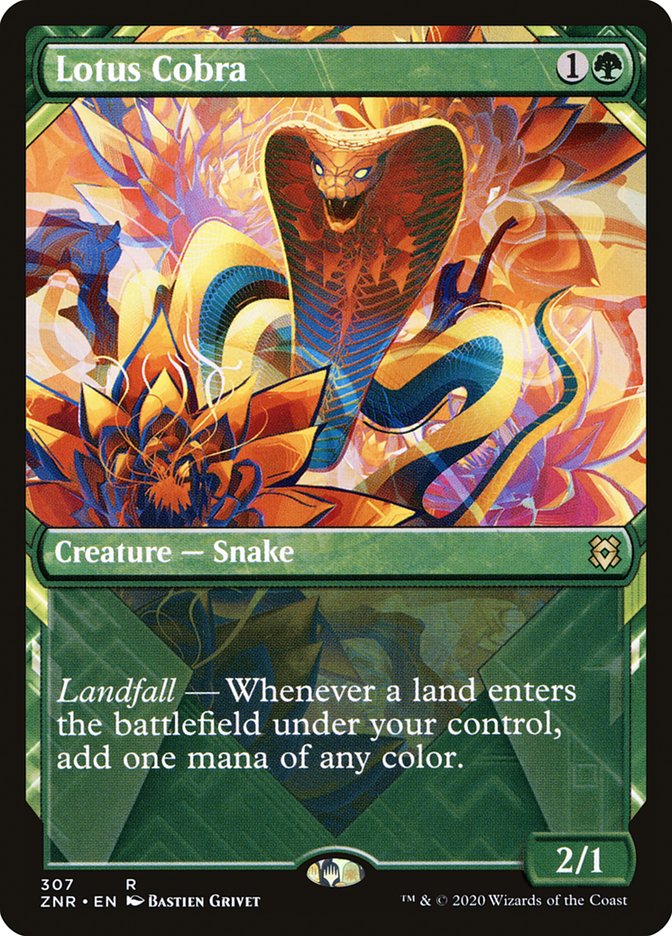 Lotus Cobra (Showcase) [Zendikar Rising]