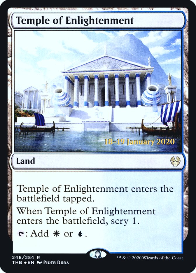 Temple of Enlightenment [Theros Beyond Death Prerelease Promos]