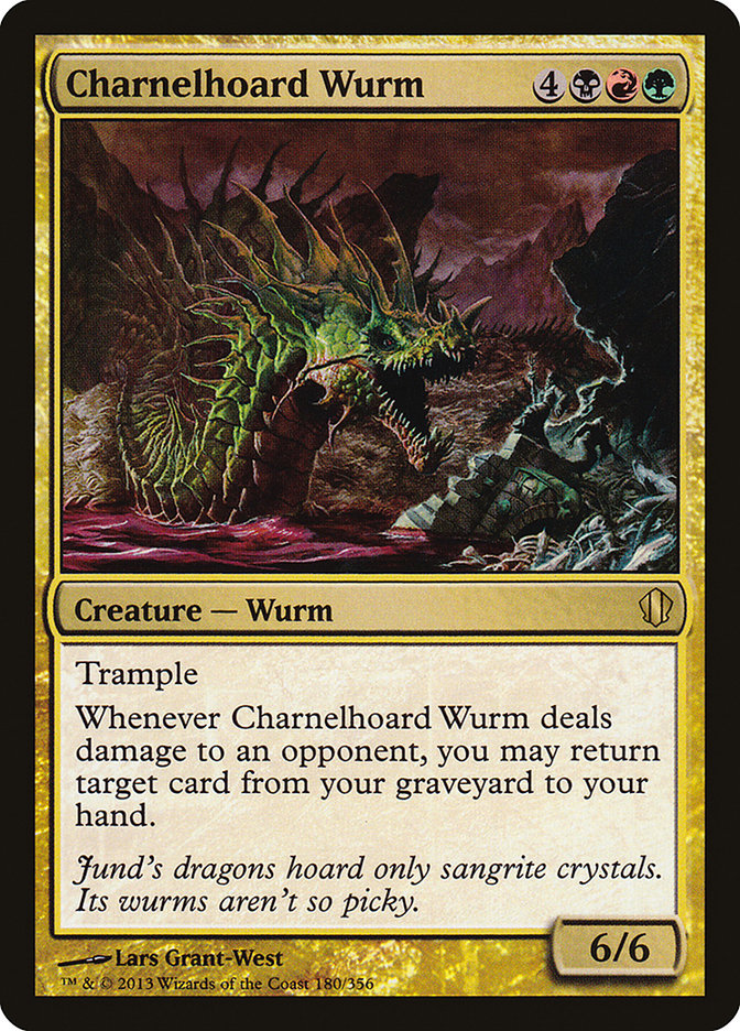 mtg wurm cards Token Print Whenever a creature an opponent controls is put into a graveyard from the battlefield Custom Magic: The Gathering giant