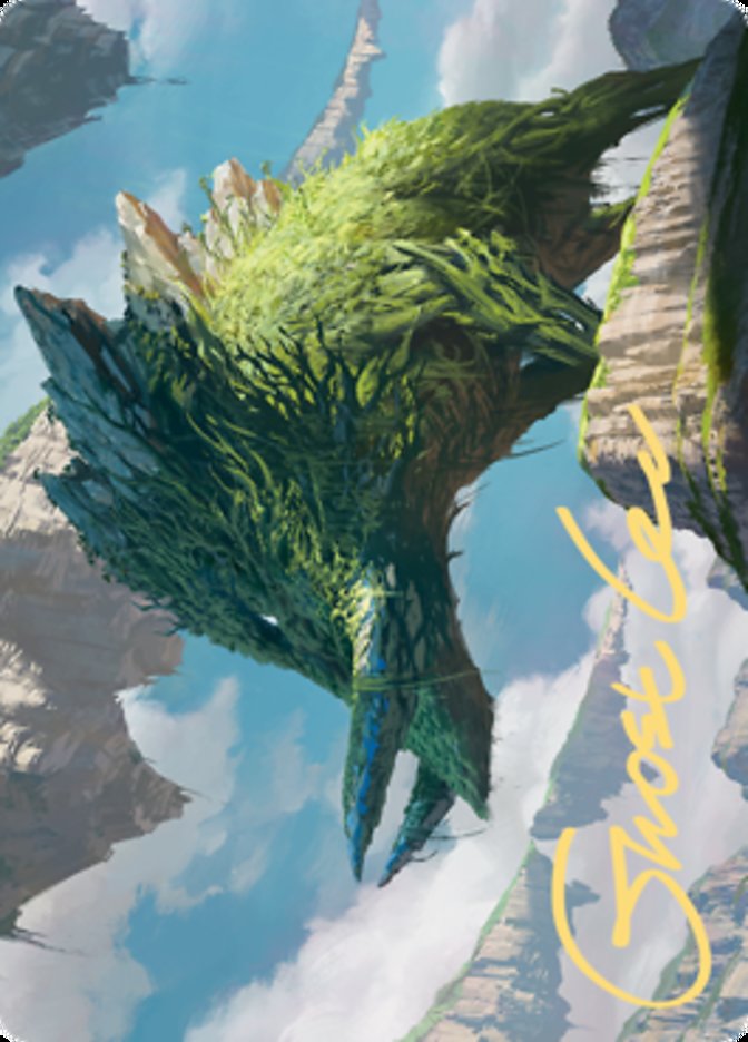 Yasharn, Implacable Earth Art Card (Gold-Stamped Signature) [Zendikar