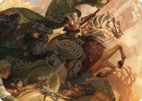 Marshal's Anthem Art Card [The Lord of the Rings: Tales of Middle-eart Marshal's Anthem Art Card [The Lord of the Rings: Tales of Middle-eart