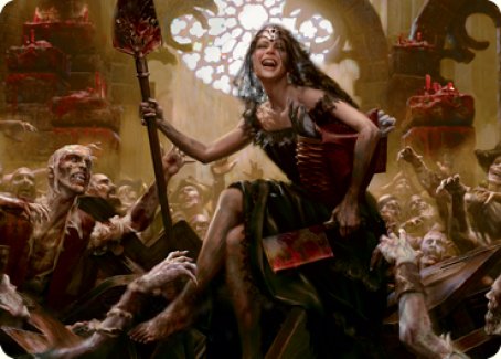 mtg gisa cards Gisa, Glorious Resurrector Art Card [Innistrad: Midnight Hunt Art Seri