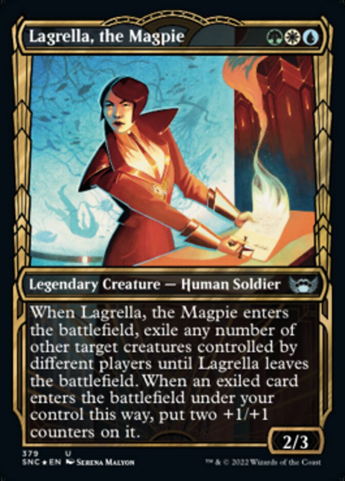 Lagrella, the Magpie (Showcase Golden Age Gilded Foil) [Streets of New Lagrella, the Magpie (Showcase Golden Age Gilded Foil) [Streets of New