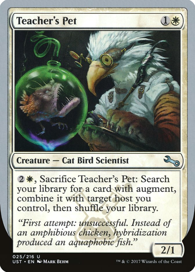 mtg chicken cards Featherbrained Filcher from Teenage Mutant Ninja Turtles Spoiler Range Chicken gets +X/+X until end of turn mtg chicken cards Teacher's Pet