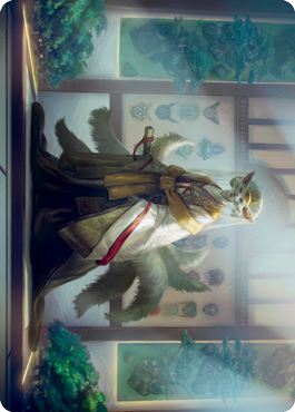 Light-Paws, Emperor's Voice Art Card [Kamigawa: Neon Dynasty Art Serie
