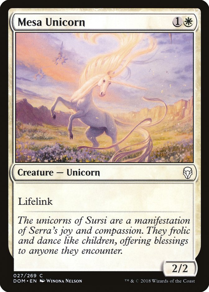 unicorn mtg cards Magic The Gathering - Benevolent Whenever another creature enters the battlefield under your control Magic: The Gathering Zebra Unicorn