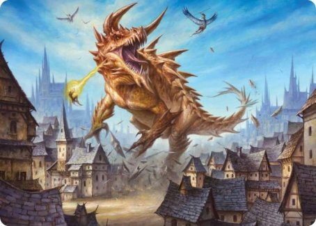 Tarrasque Art Card [Dungeons & Dragons: Adventures in the Forgotten Re