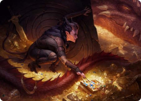 mtg adventures in the forgotten realms art cards Hoard Robber Art Card [Dungeons & Dragons: Adventures in the Forgotten
