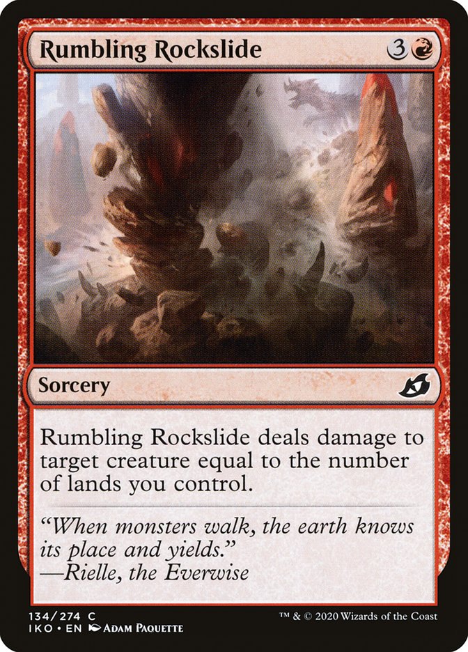 Rumbling Rockslide [Ikoria: Lair of Behemoths]